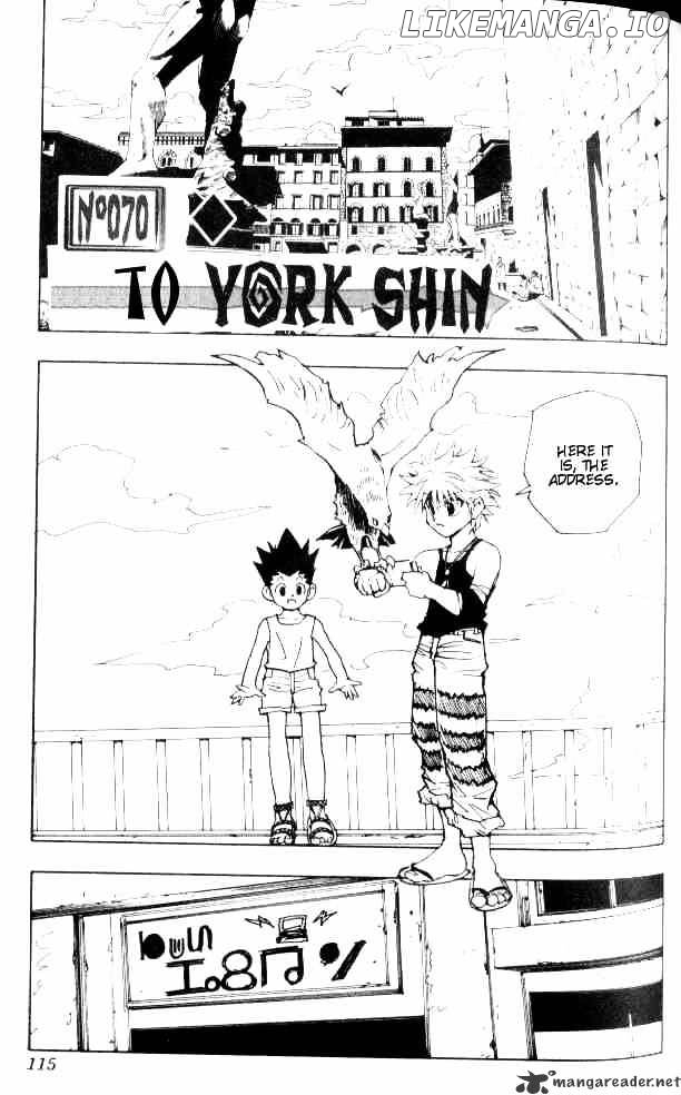 Hunter x Hunter, Chapter 70 image 01